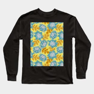 Chrysanthemum floral pattern Long Sleeve T-Shirt